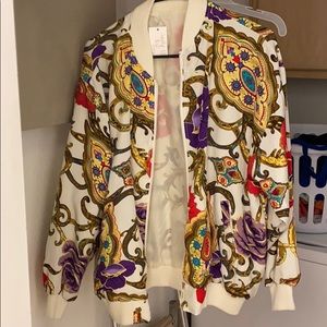 Gaudy Rose Bomber Jacket